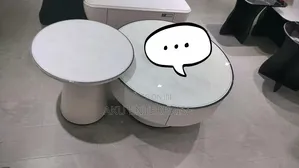 Marble Coffee Table With Drawer Storage Round
