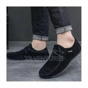 Fresh Look Formal Loafers Slip-Ons Flat Business Shoes Black