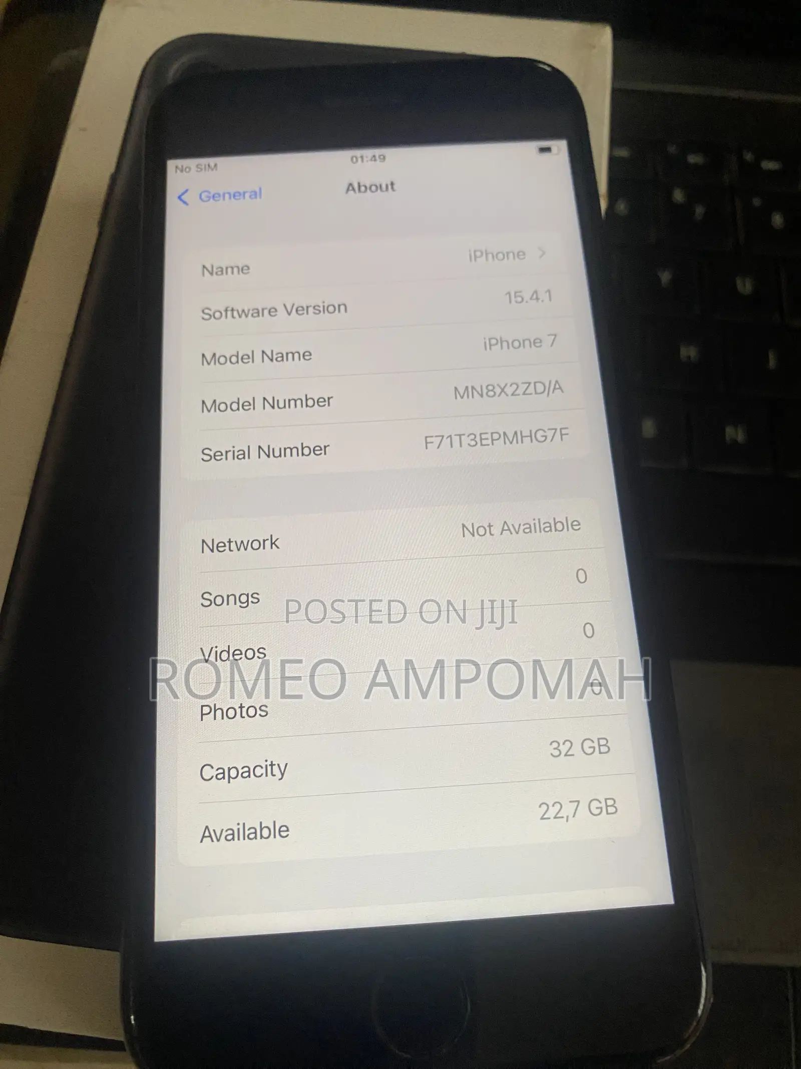 Apple iPhone 7 32 GB Black