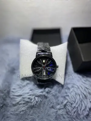 Men’s Car Rim-Inspired Watch
