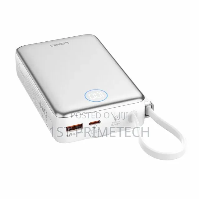 LDNIO 20,000 mAh 65W, 15W Magnetic Wireless Power Bank