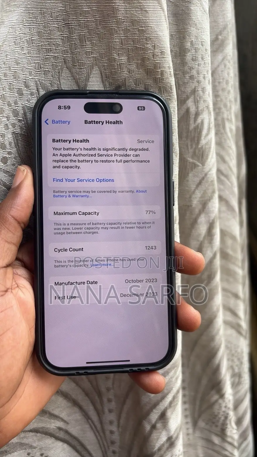 Apple iPhone 15 128 GB Black
