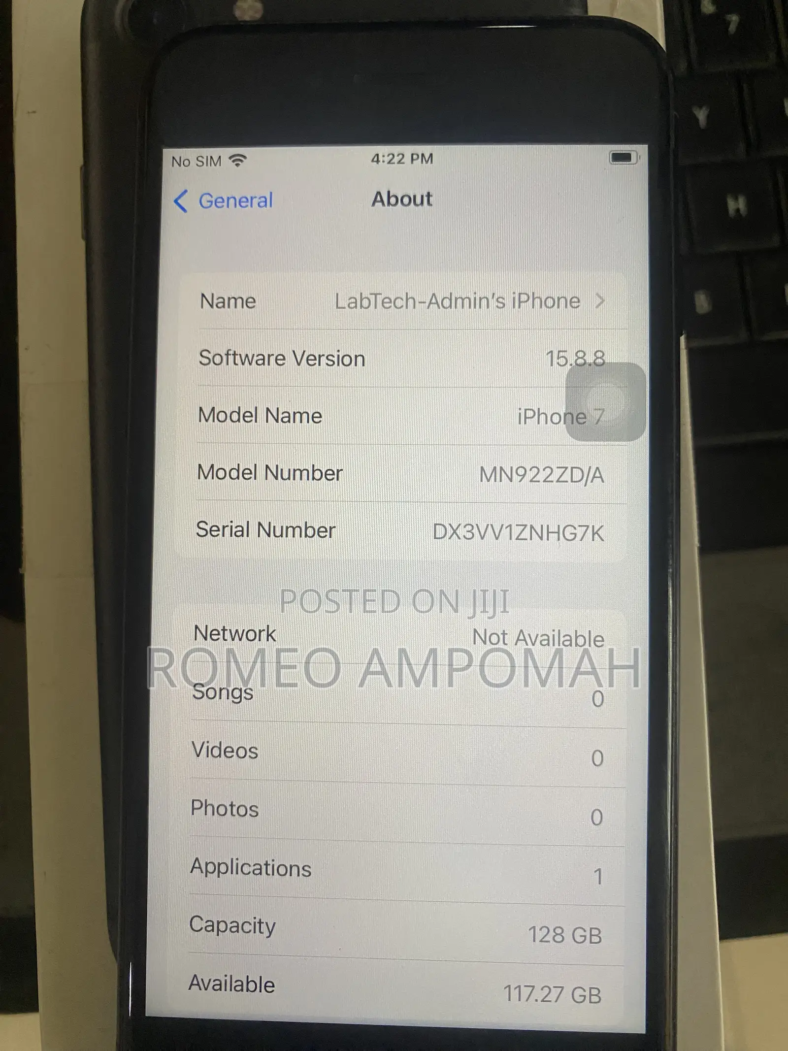 Apple iPhone 7 128 GB Black