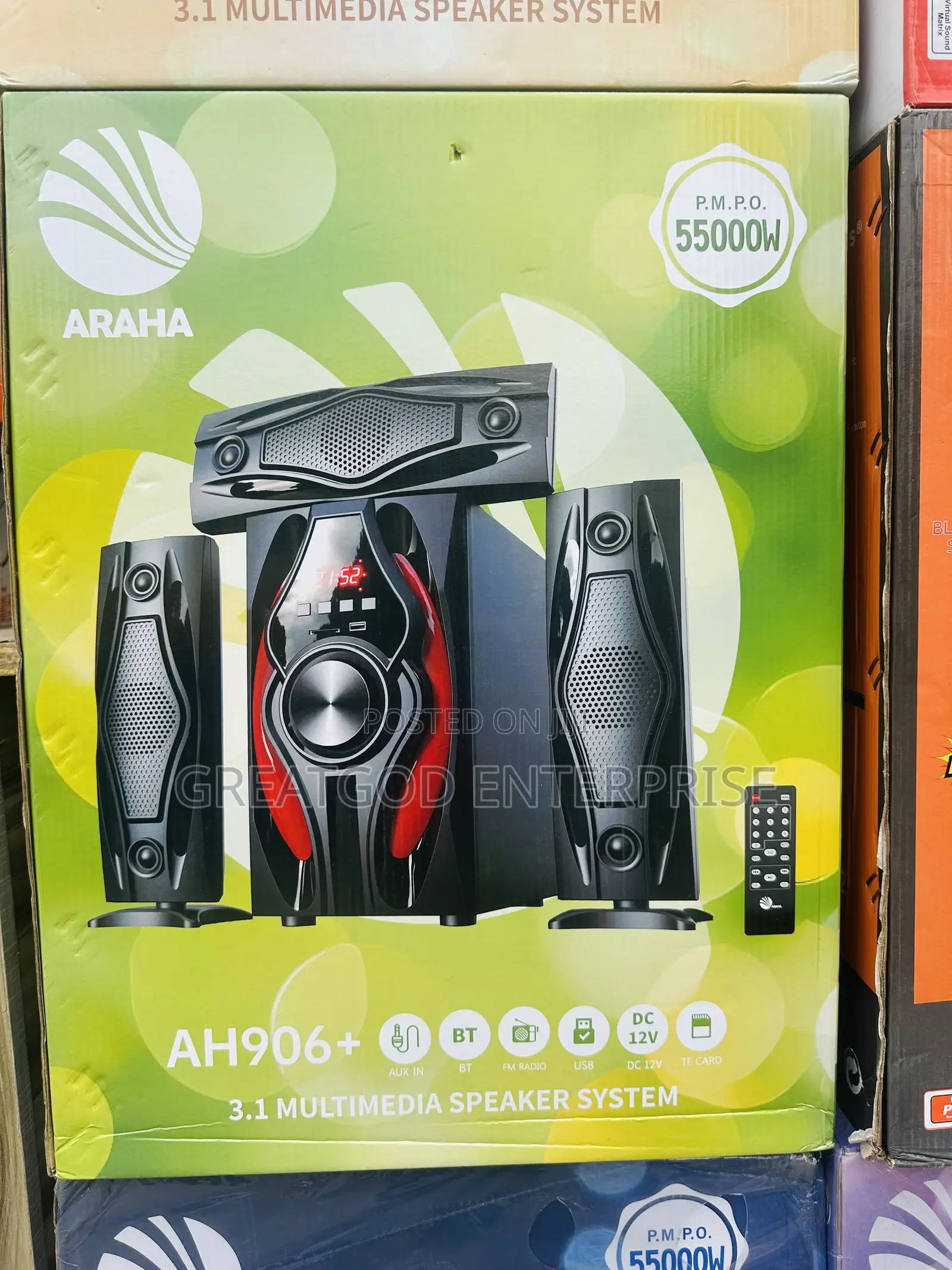 Araha AH906+ 3.1 Multimedia Speaker System