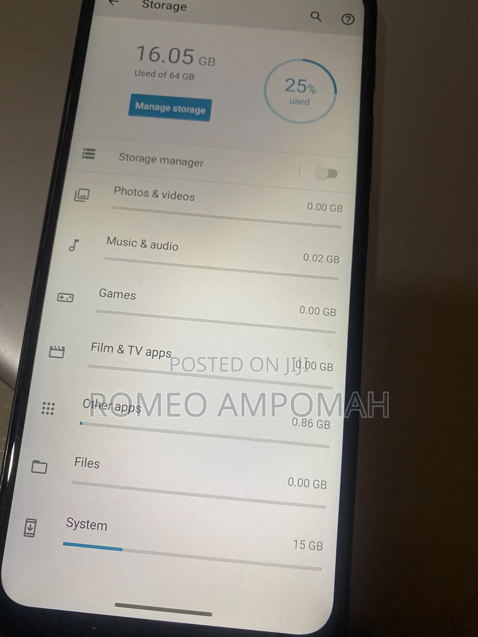 Motorola Moto G9 Play 64 GB Blue