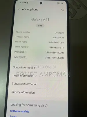 Samsung Galaxy A51 128 GB Gold