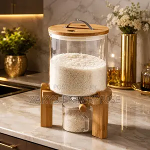 Luxury Glass Rice Dispenser 5kg