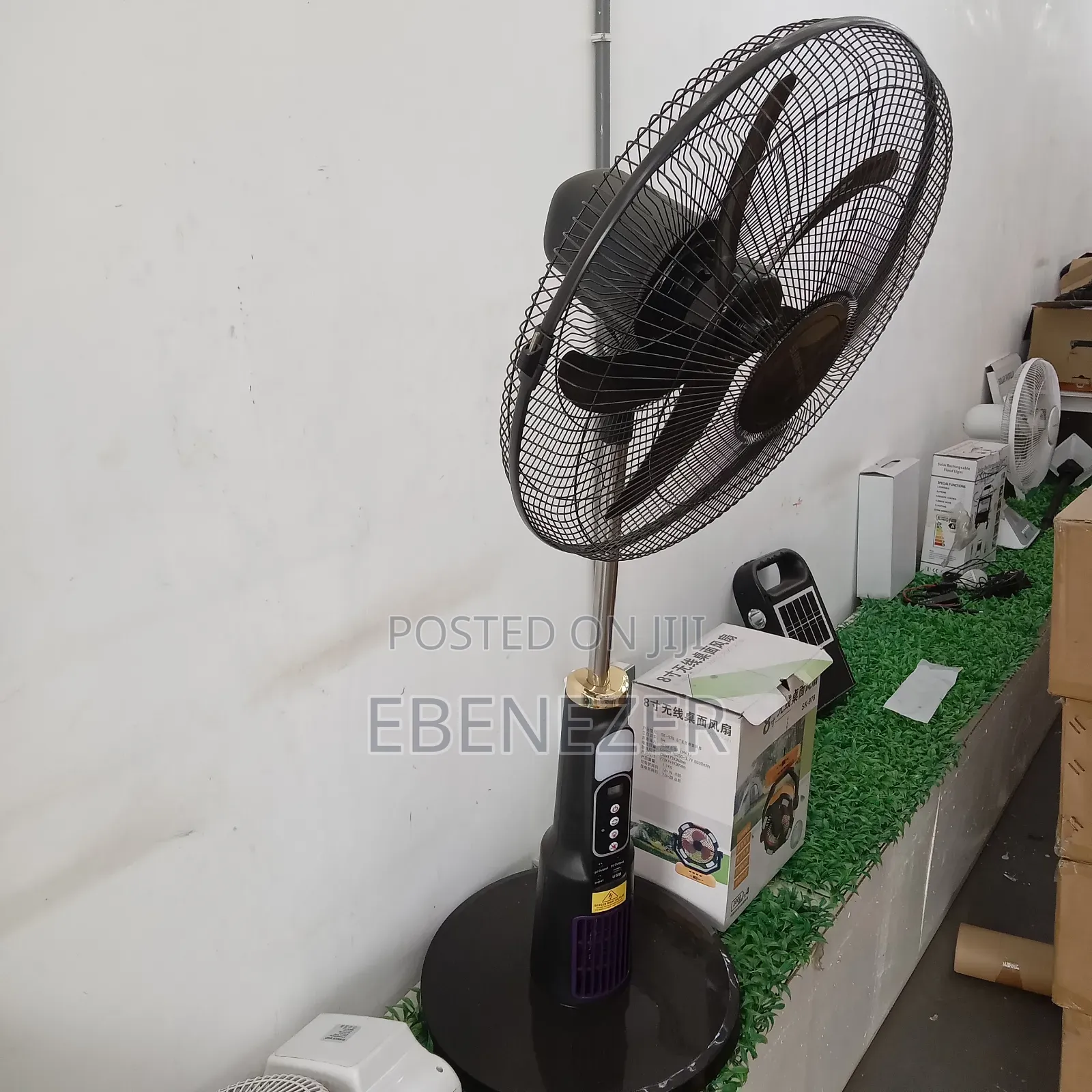 Standing Solar Fan