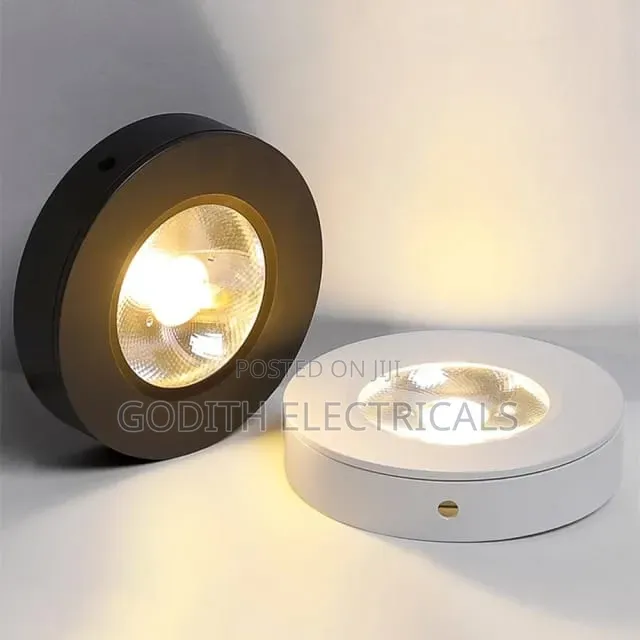 5w Led Surface Panel Black or White Frame