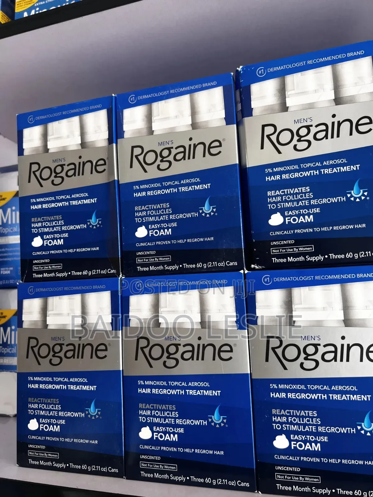 Rogaine Foam Box Minoxidil