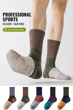 5 PCS Business/Waterproof With Anti Sweat Sports Non Slip Cushion Sock