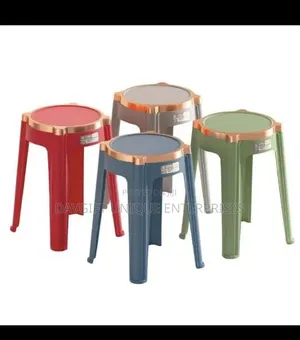 Heavy Plastic Chair With Golden Top