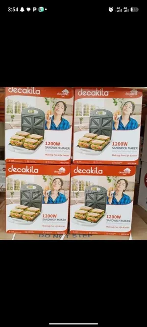 Decakila 4 Slice Durable Sandwich Maker