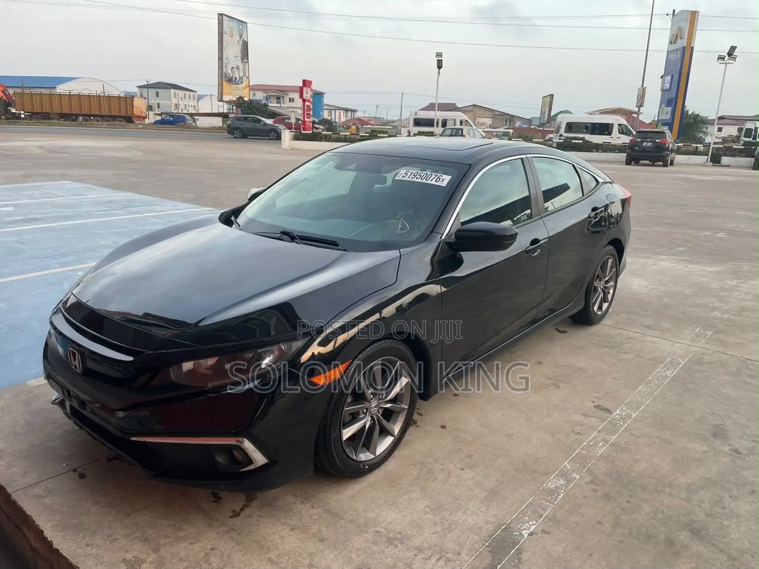 Honda Civic LX Sedan 2020 Black