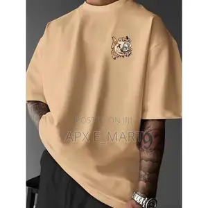 Men’s Oversized Graphic T-Shirt – Bear Print Streetwear 'T018861
