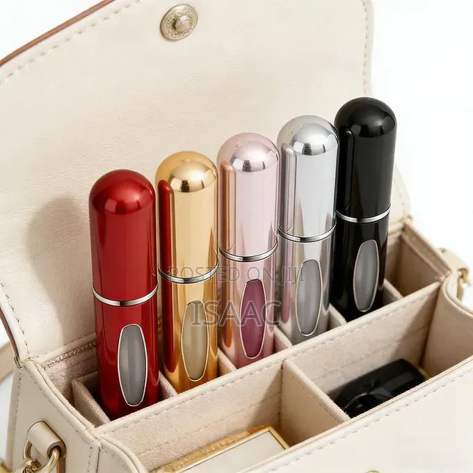 5ml Refillable Perfume Atomizer Bottles – 5-Pack Travel Spray Set