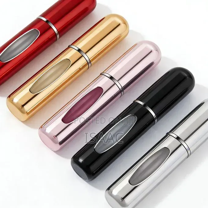 5ml Refillable Perfume Atomizer Bottles – 5-Pack Travel Spray Set