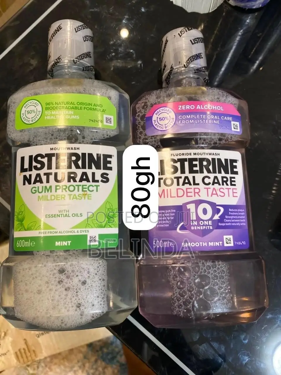 Listerine ,Colgate and Pro B