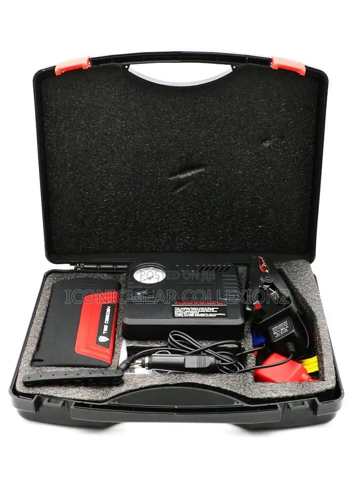 Multi-Function Car Jumper Pack With Tyre Inflator
