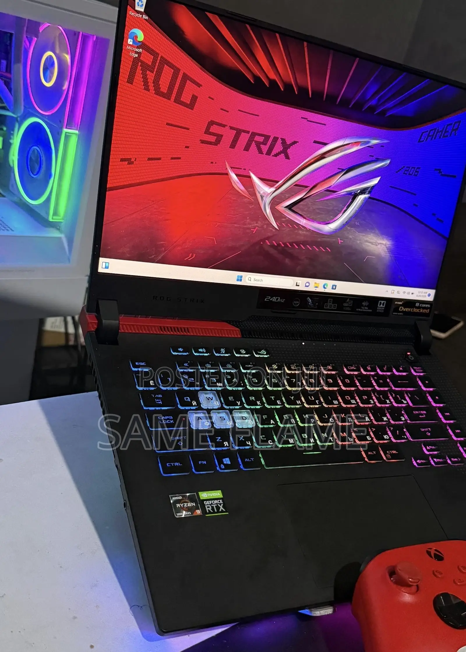 Laptop Asus ROG Strix SCAR Edition 16GB AMD Ryzen 9 SSD 512GB