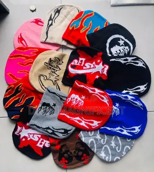 Trendy Y2k-Style Graphic Knit Beanies