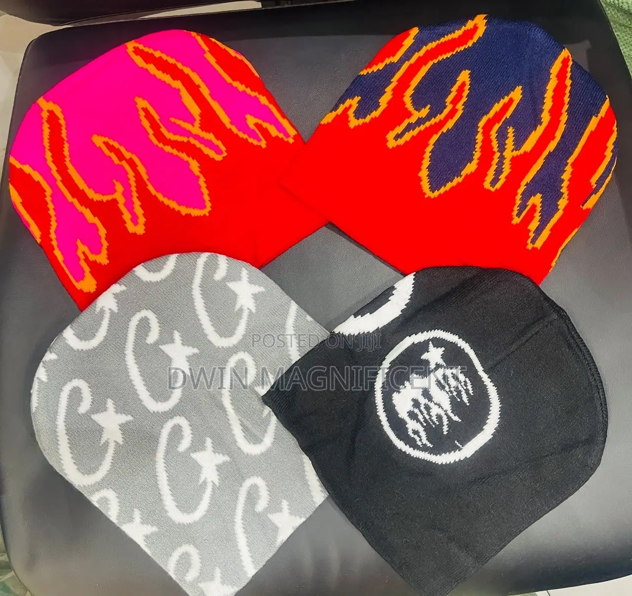 Trendy Y2k-Style Graphic Knit Beanies