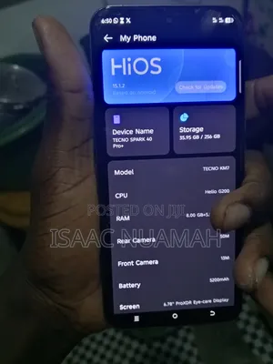 Tecno Spark 40 Pro+ 256 GB Silver