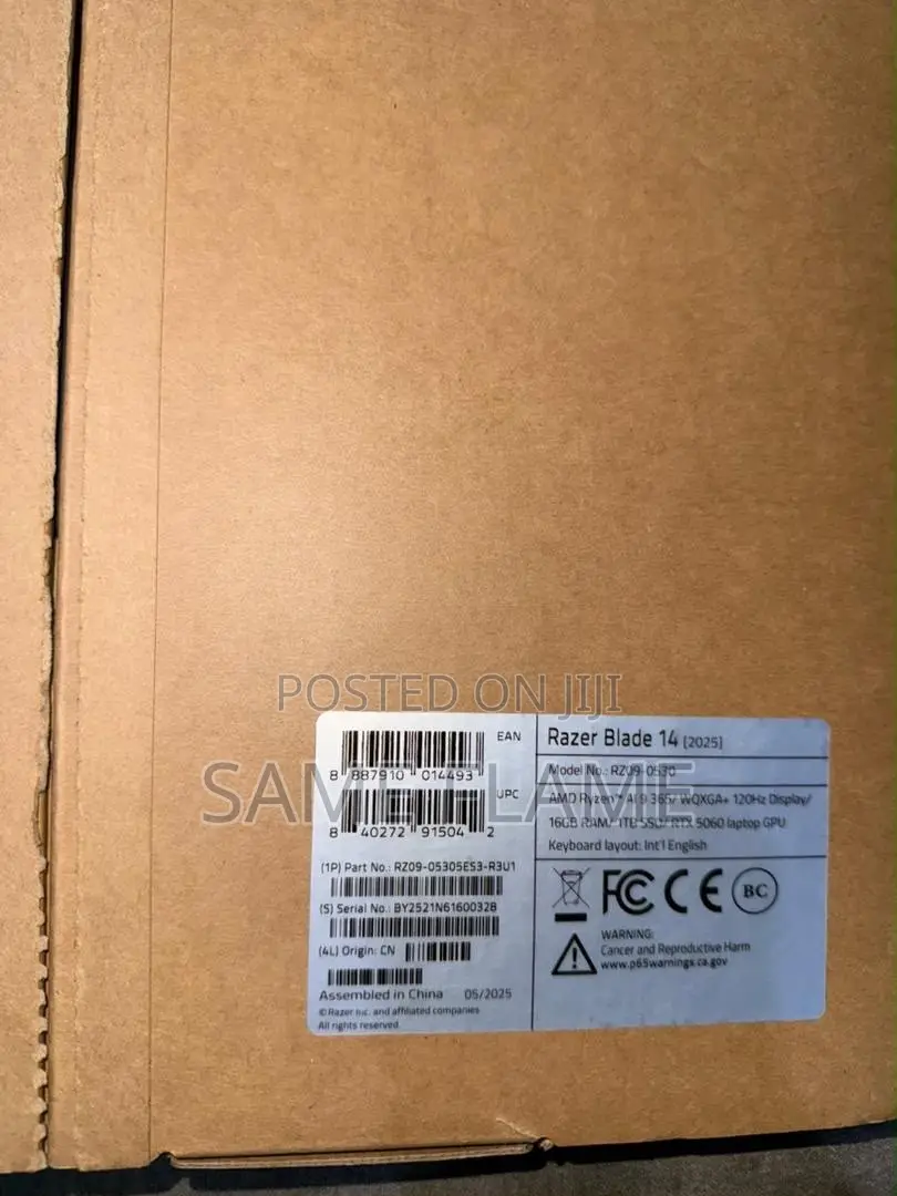 New Laptop Razer Blade 16GB AMD Ryzen 9 SSD 1T