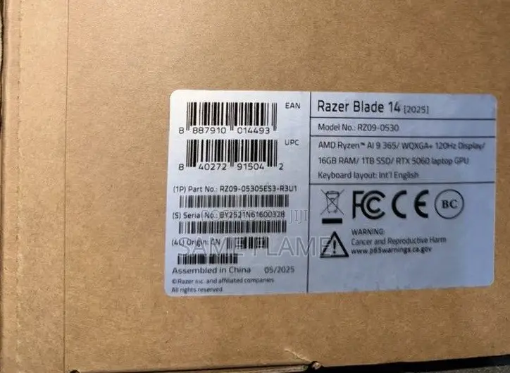 New Laptop Razer Blade 16GB AMD Ryzen 9 SSD 1T