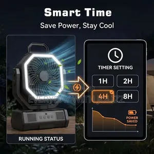 Recharge Powerbank Fan