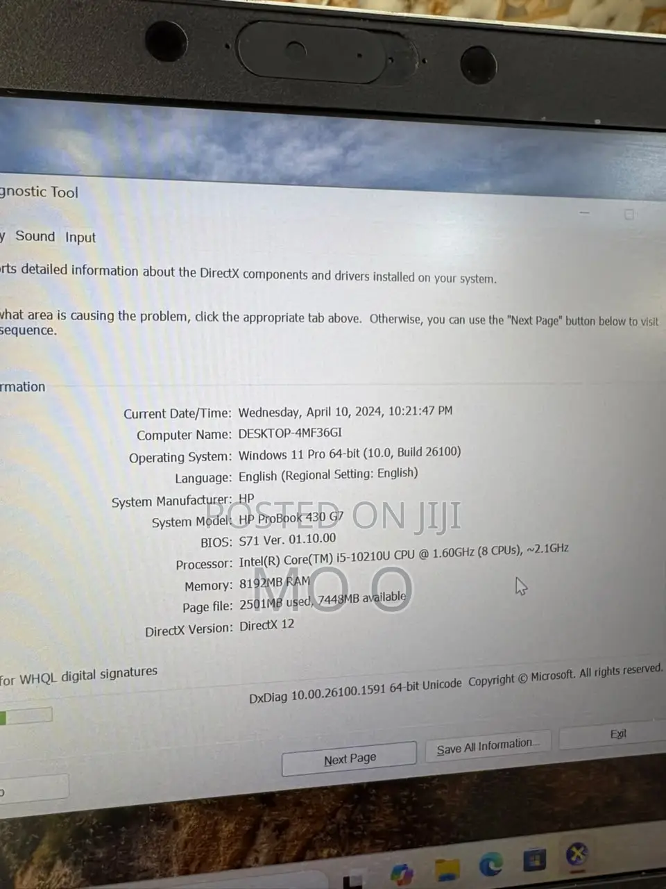 Laptop HP ProBook 430 G7 8GB Intel Core i5 SSD 256GB
