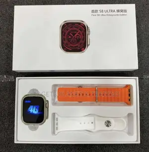 S8 Ultra 4G SIM Supported Android SmartWatch 4gb/64gb - HoneyComb Edtn