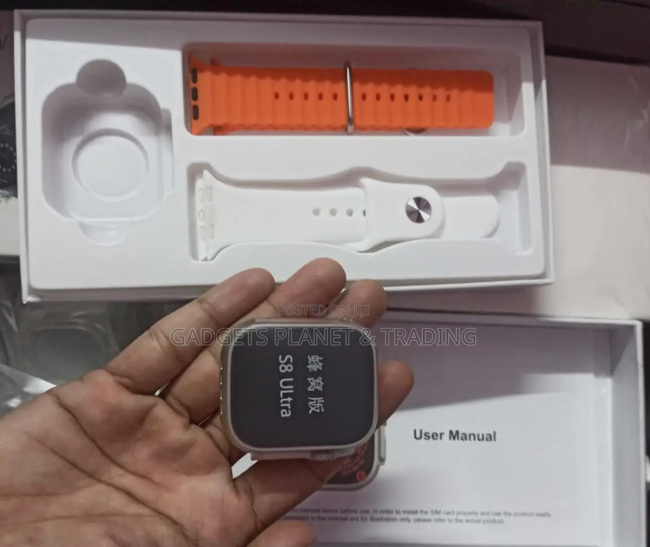 S8 Ultra 4G SIM Supported Android SmartWatch 4gb/64gb - HoneyComb Edtn