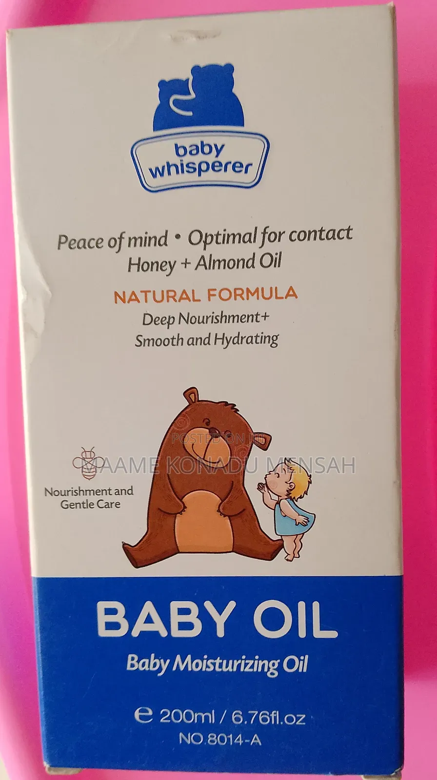 Baby Whisperer Lotion,oil and Gel