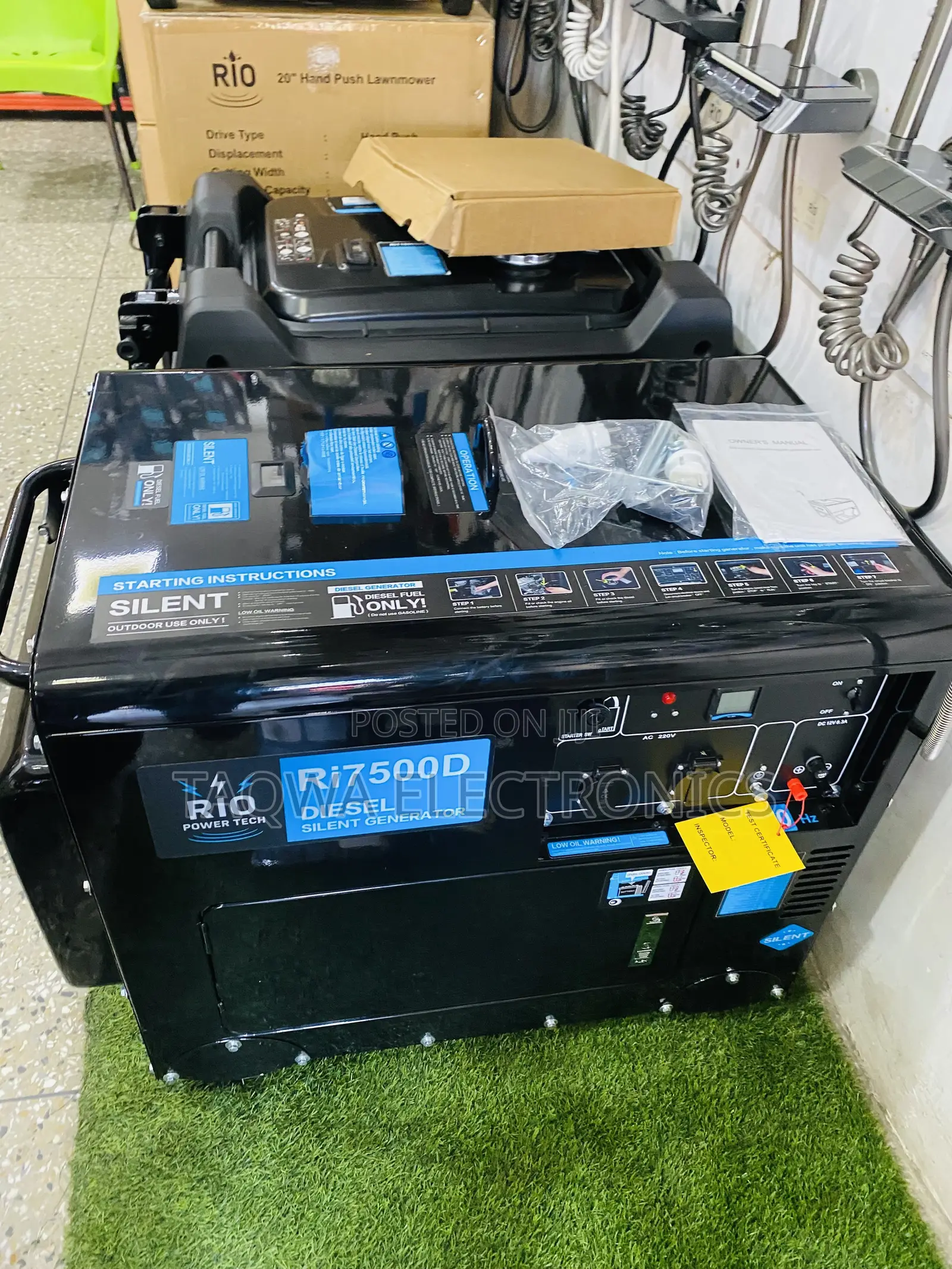 Quality Build- Rio 5.5kva Diesel Generator