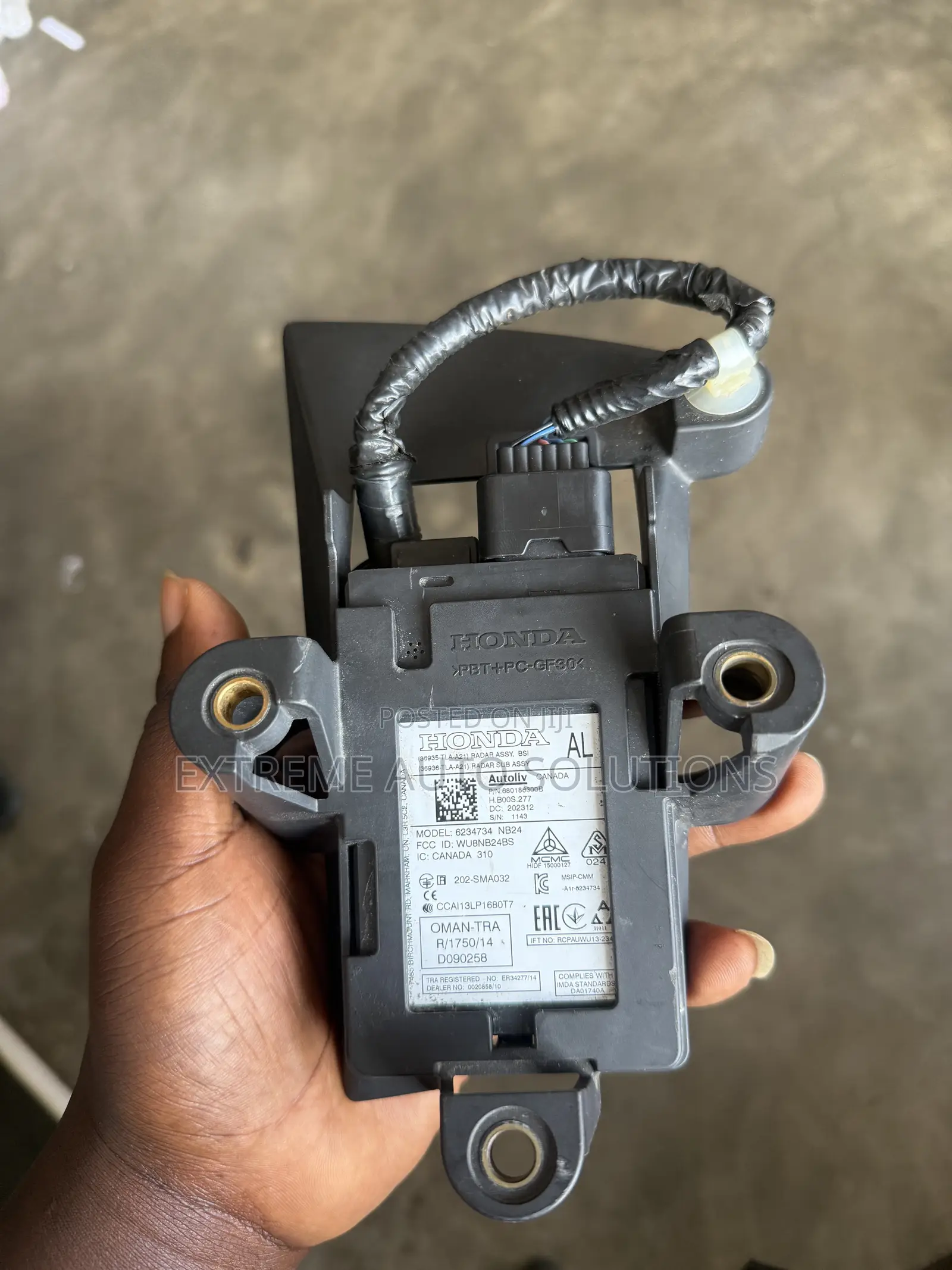 2018 Honda CRV Rear Left Side Blind Spot Radar Sensor OEM