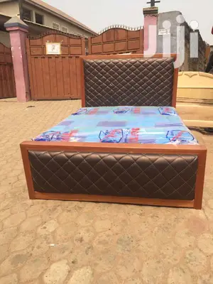 Leather Double Bed