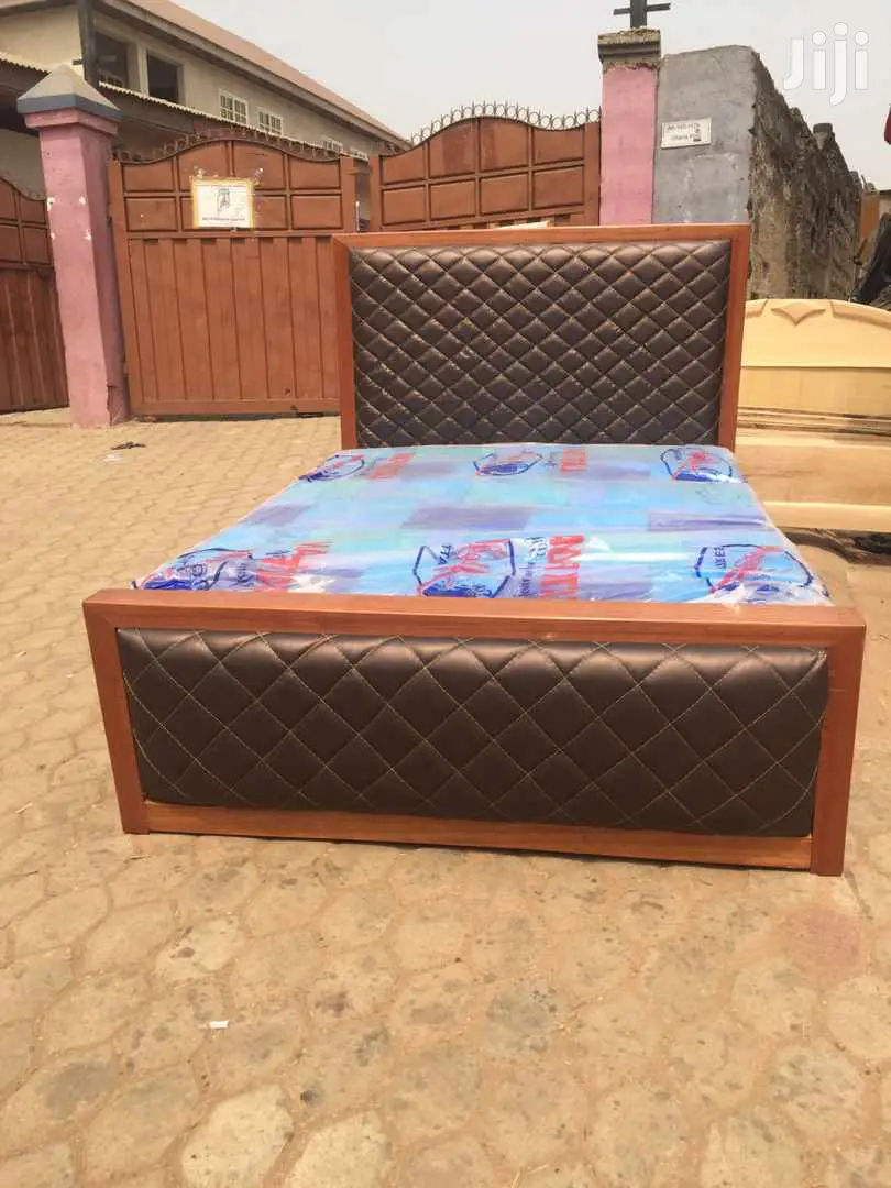 Leather Double Bed