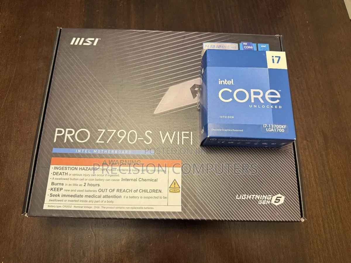 MSI Z790-S WiFi and Intel Core I7 13700kf Combo