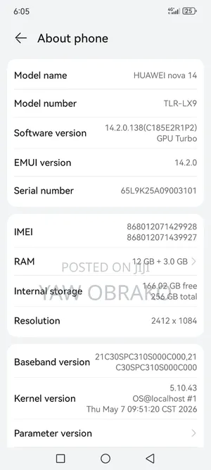 Huawei Nova 64 GB Gray