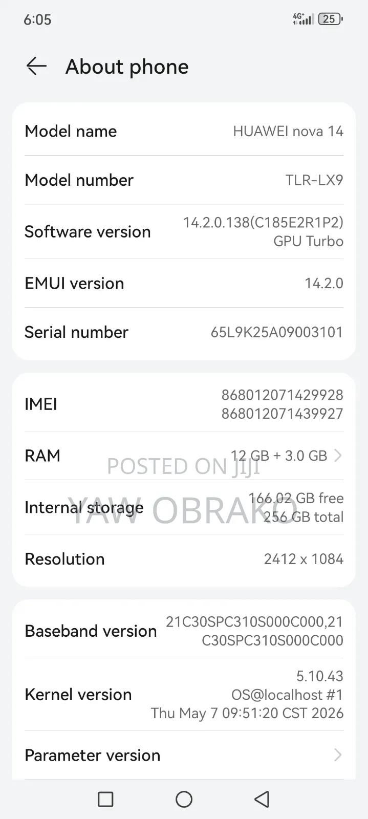 Huawei Nova 64 GB Gray