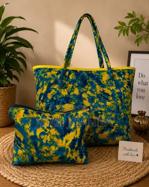 Quality African Ankara Tote Bags With Purse