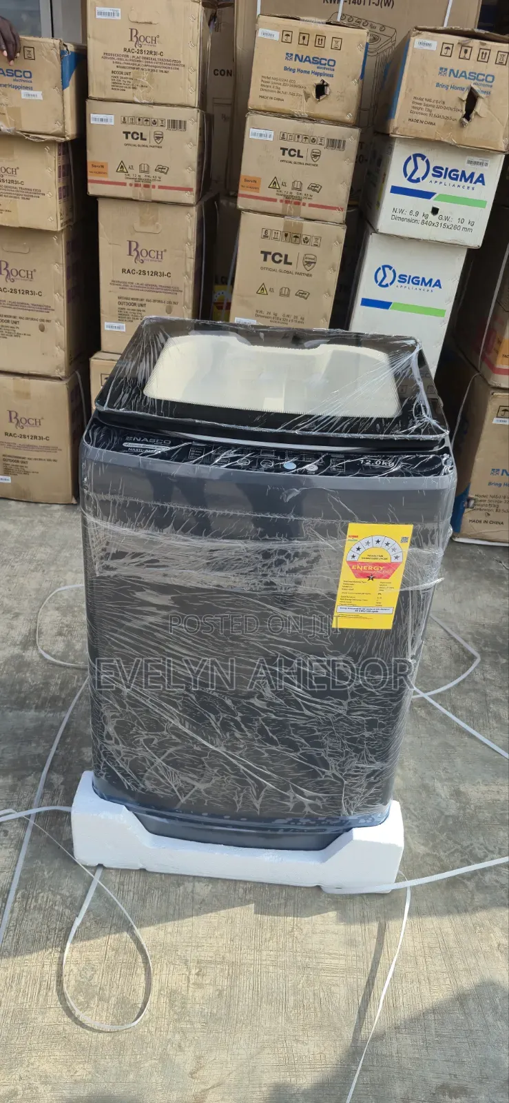 Nasco 12kg Washing Machine Top Load Full Automatic for Sale
