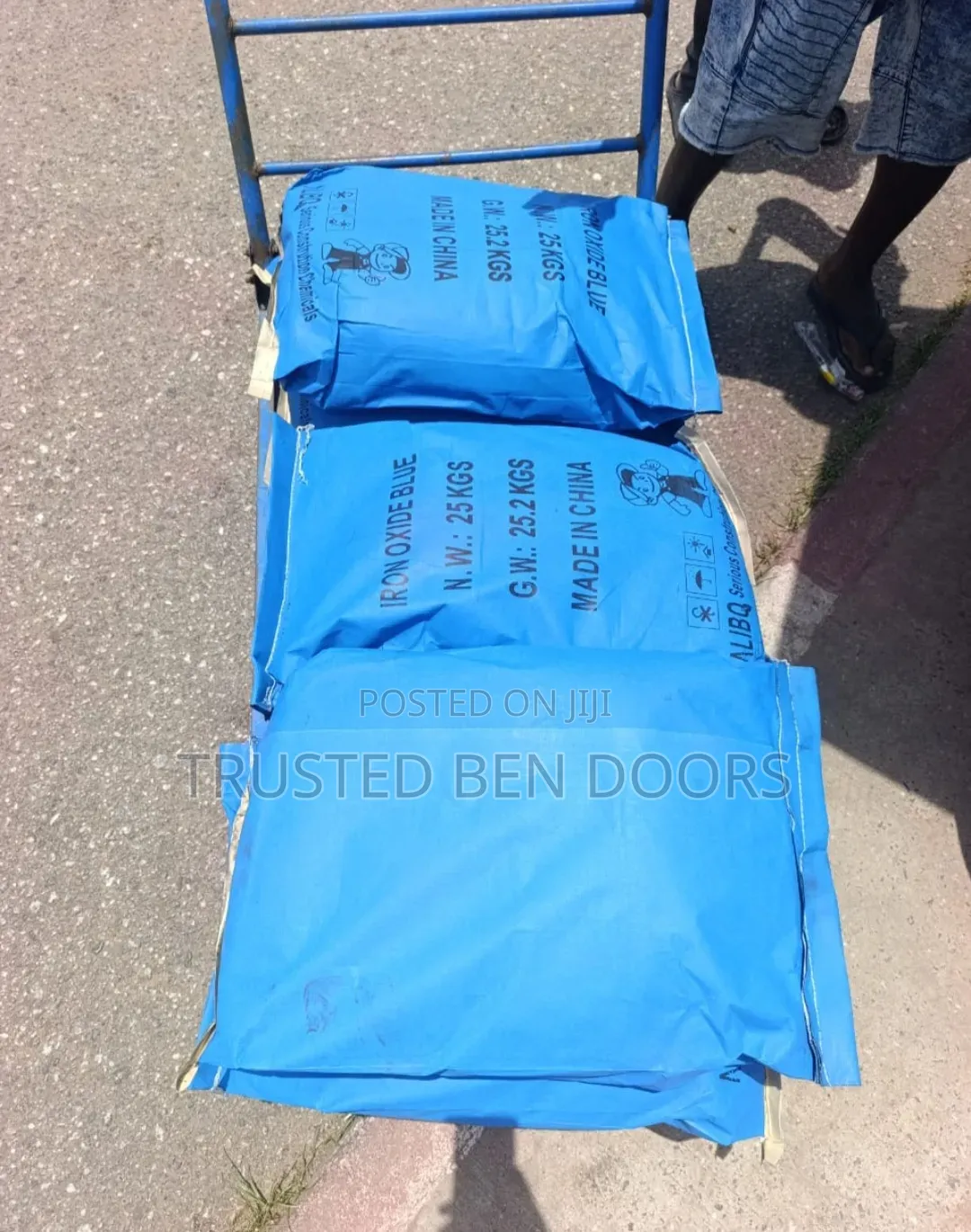 Blue Color Pigment Iron Oxide Powder Pavement Blocks