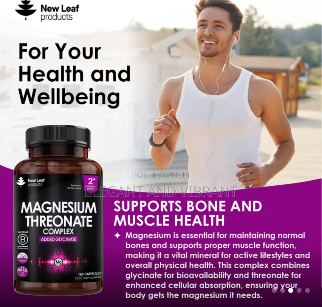 Magnesium Theonate Complex With Added Glycinate 180 Capsules
