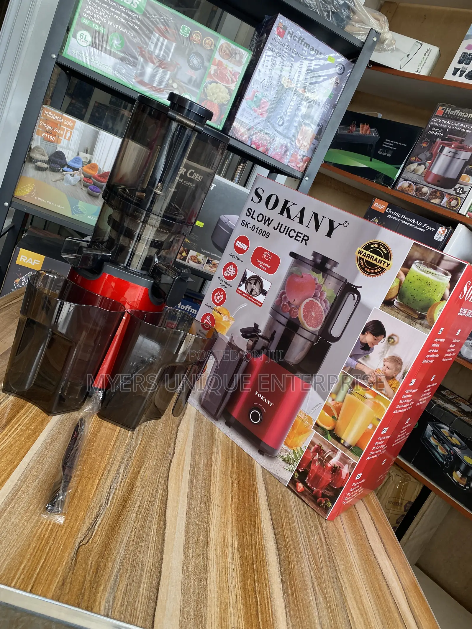 Sokany Cold Press Slow Juicer for Fruits Vegetables