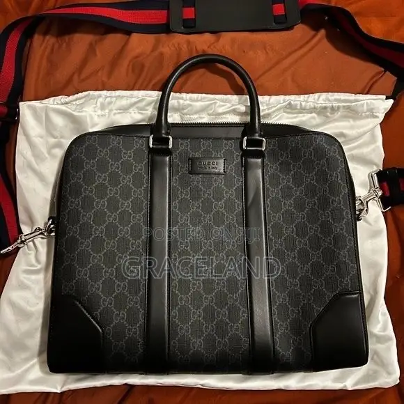 This Is Original Gucci Black Briefcase