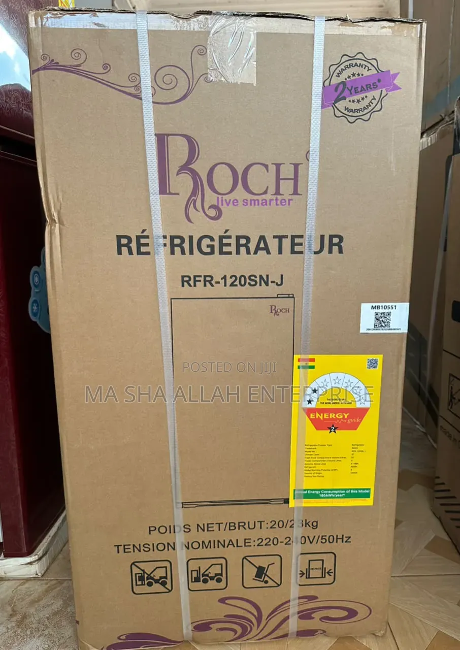 Roch Stylish and Efficient Glassed Table Top Refrigerator 90 Liters