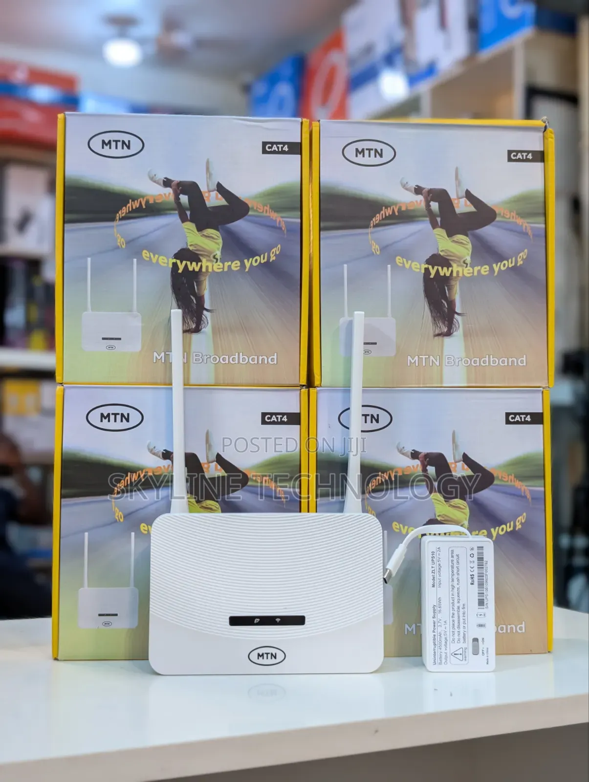 High Speed MTN Portable 4G Router.