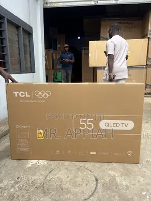 Super Affordable TCL 55” Qled Smart Android Television(Black).